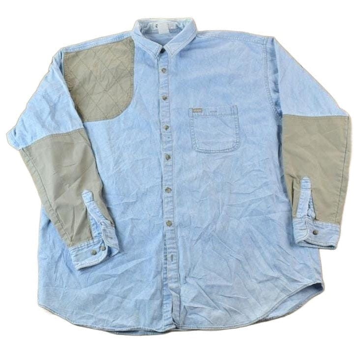 Vintage 1990s Columbia Western Button Up Shirt Men's Large