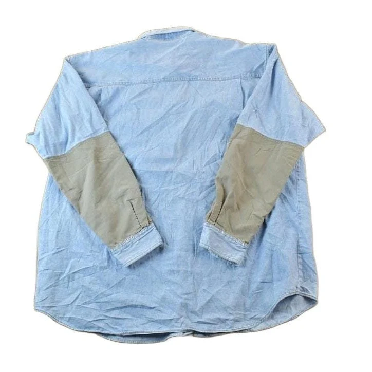 Vintage 1990s Columbia Western Button Up Shirt Men's Large - Image 2