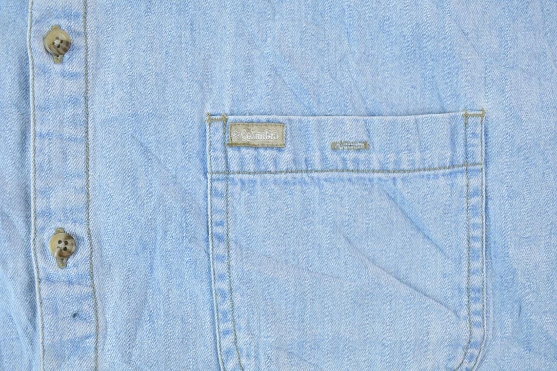 Vintage 1990s Columbia Western Button Up Shirt Men's Large - Image 5