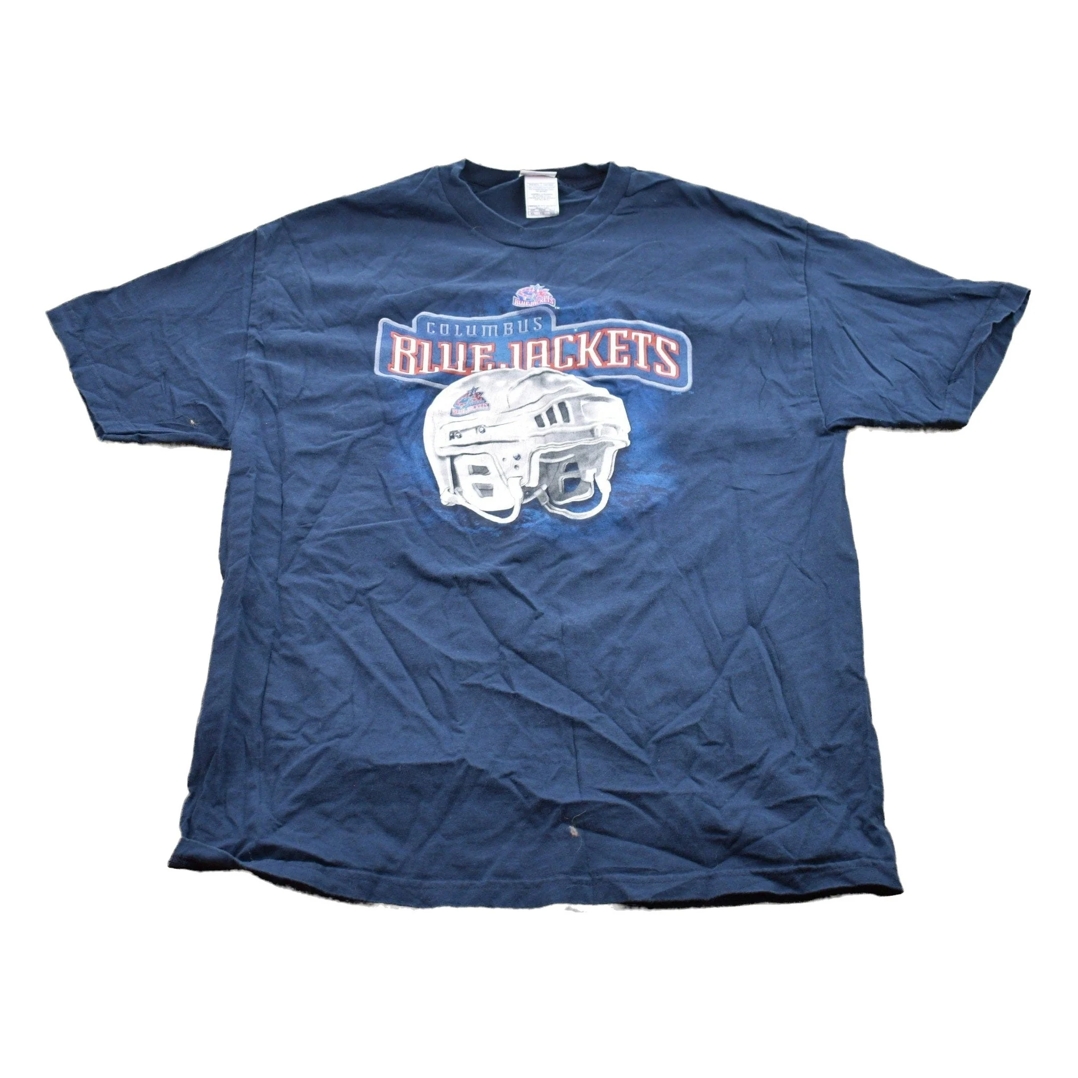 Vintage 1990s Columbus Blue Jackets NHL Graphic T-Shirt Men's XL