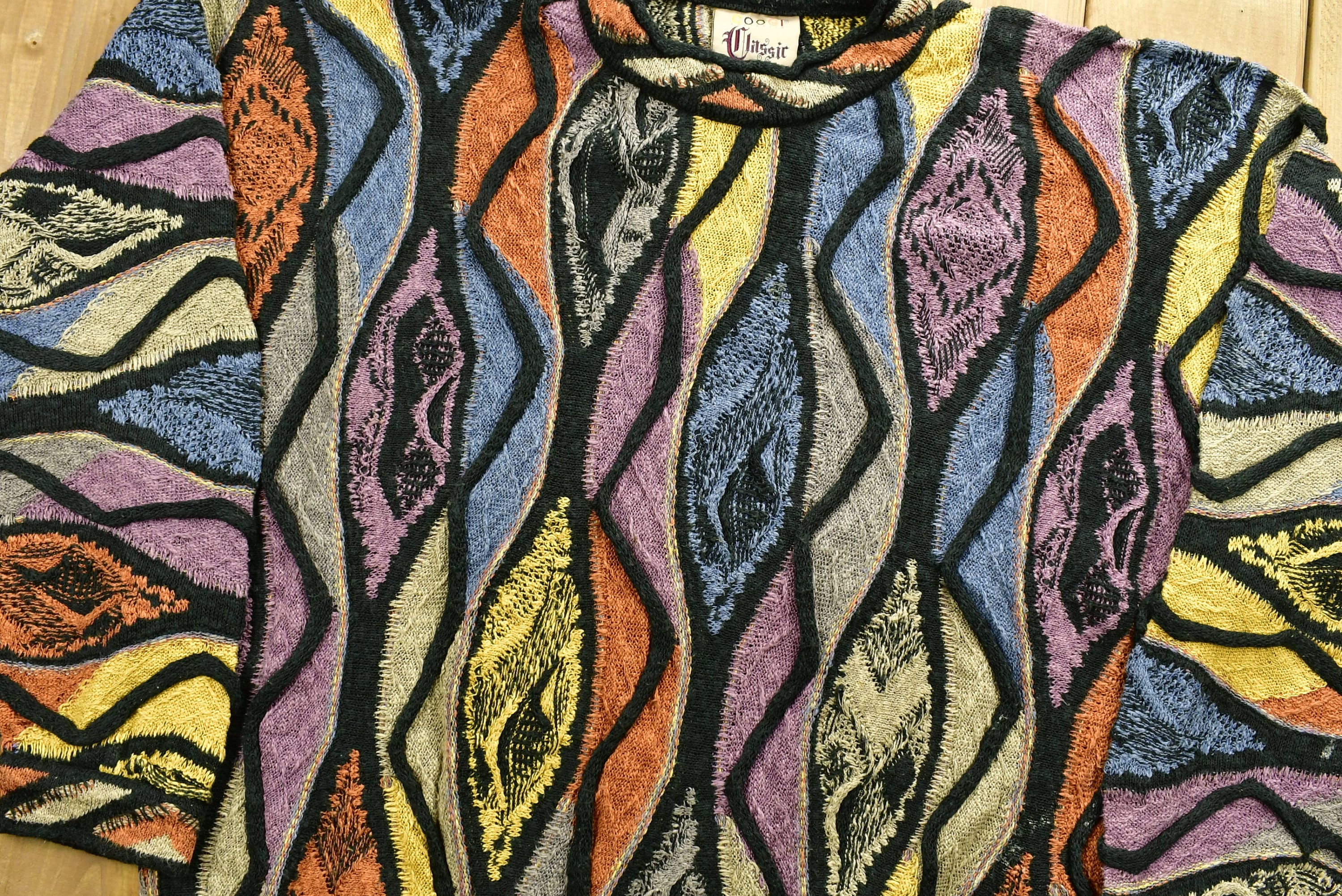 Vintage 1990s Coogi Classic Knit Sweater - Image 4