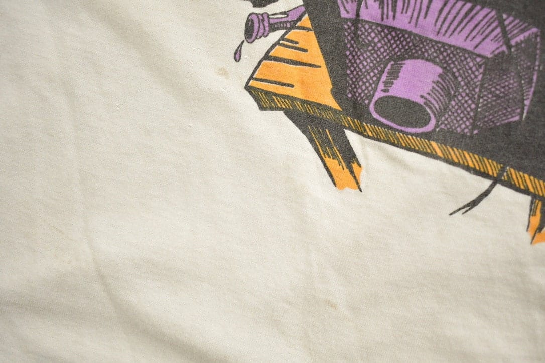 Vintage 1990s Couch Potato Funny Graphic T-Shirt Men's Medium - Image 5