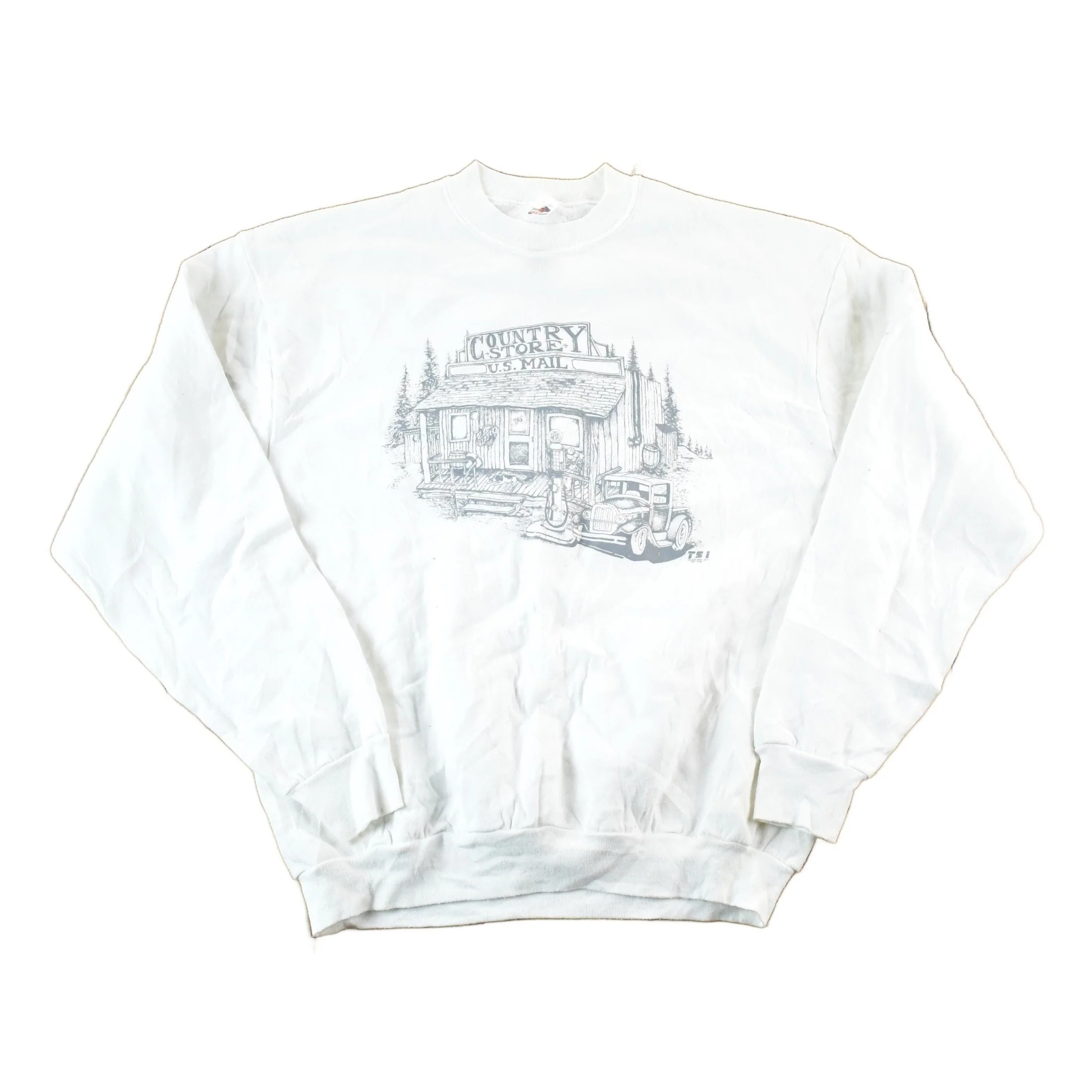Vintage 1990s Country Store Crewneck Sweatshirt Mens XL