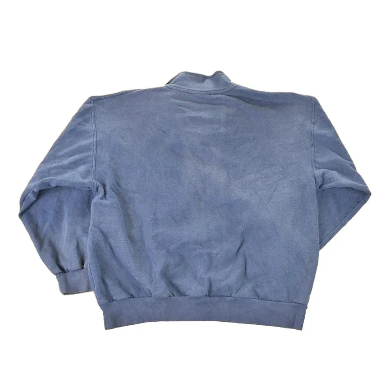 Vintage 1990s Cozumel Quarter Zip Crewneck Sweatshirt Men's L - Image 2