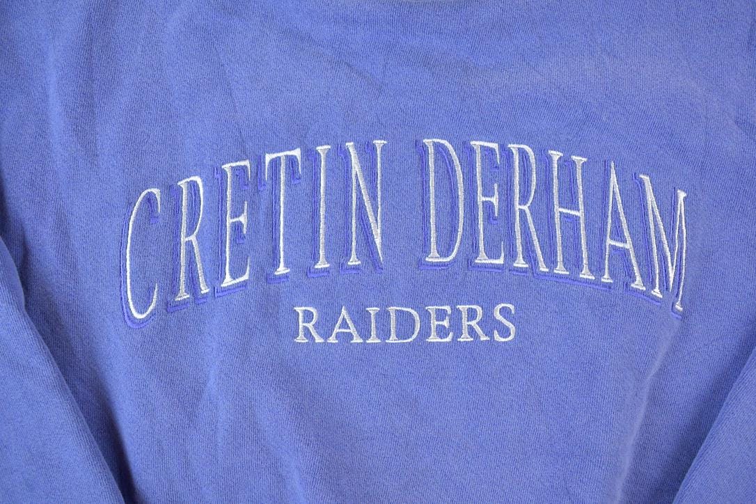 Vintage 1990s Cretin Derham Raiders Crewneck Sweatshirt Men's Small - Image 4