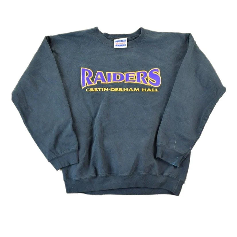 Vintage 1990s Cretin University Raiders Collegiate Crew Neck Men's Medium