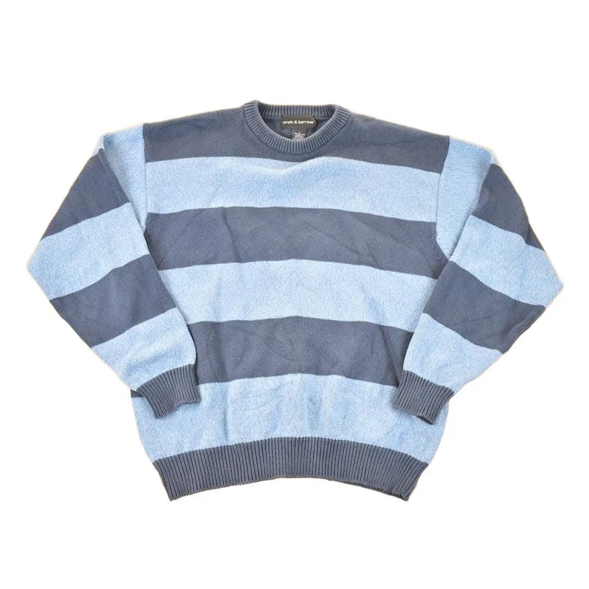 Vintage 1990s Croft & Barrow Knit Crewneck Sweater Mens L