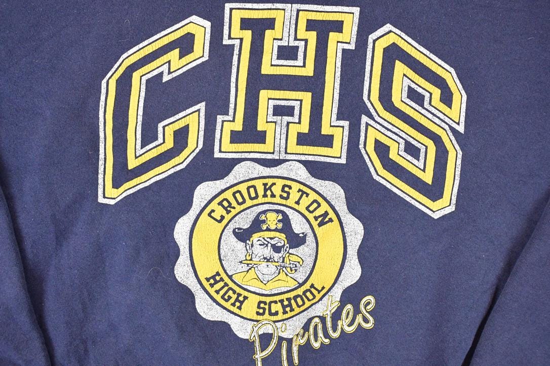 Vintage 1990s Crookston High School Crewneck Sweater Mens L - Image 3