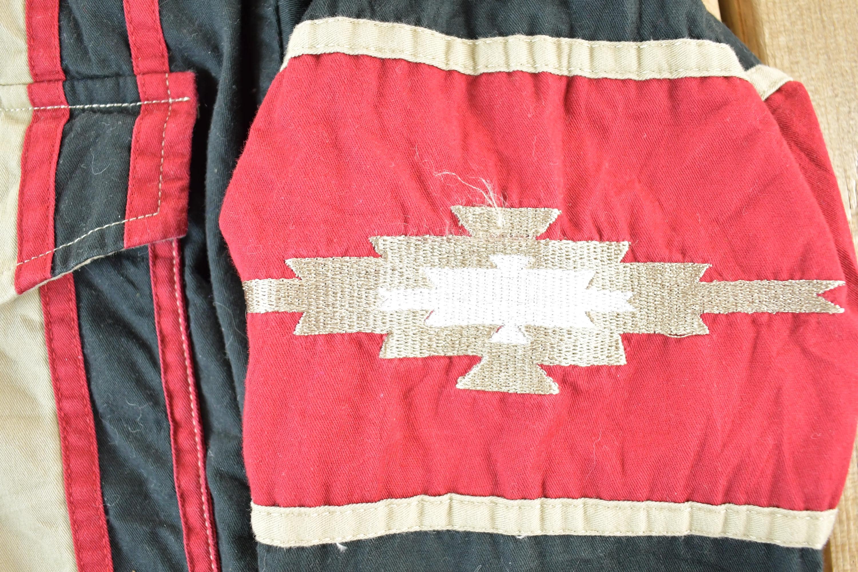 Vintage 1990s Cumberland Outfitters Aztec Western Button Up Shirt Men's L - Image 3