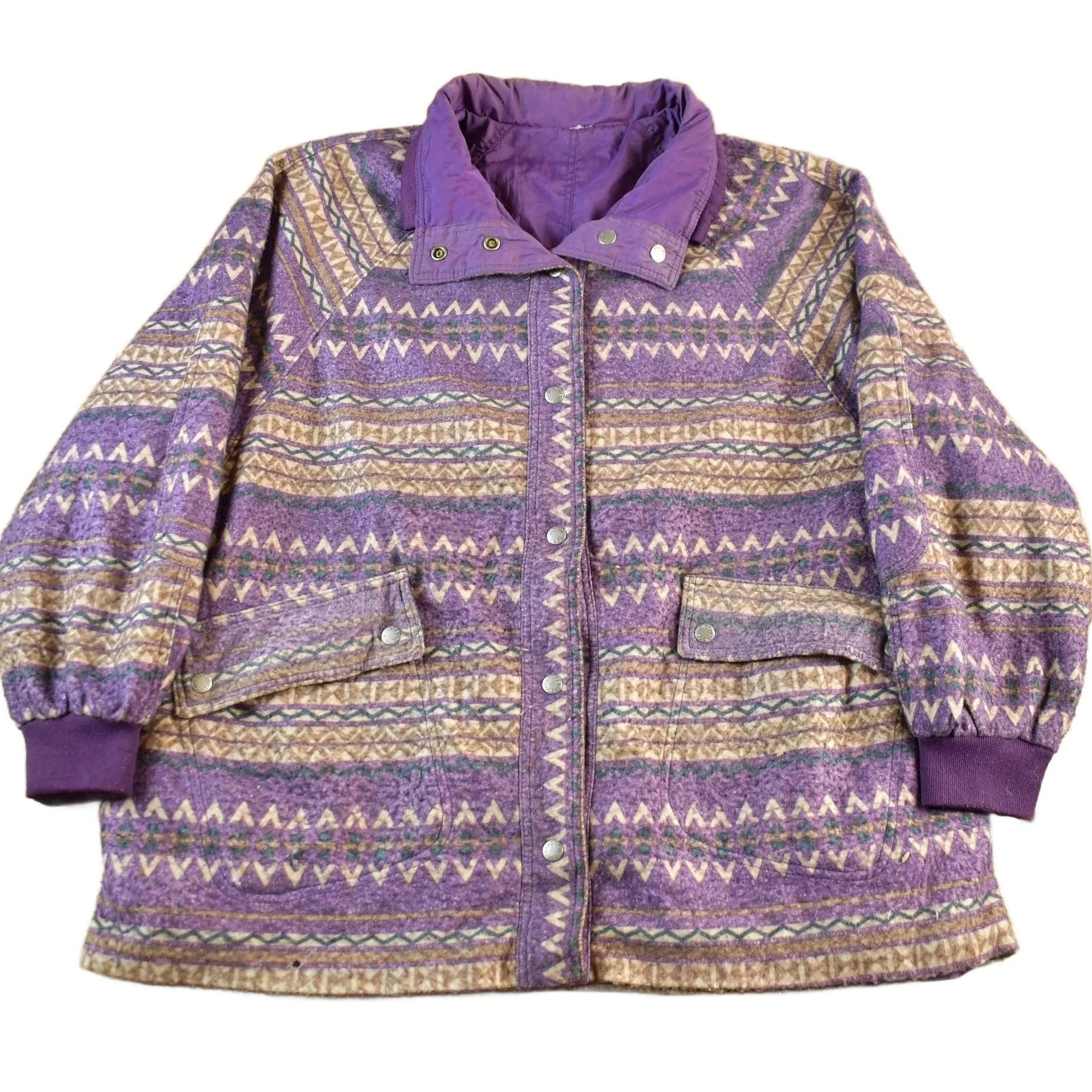 Vintage 1990s Current Seen Reversible Jacket Women's Large