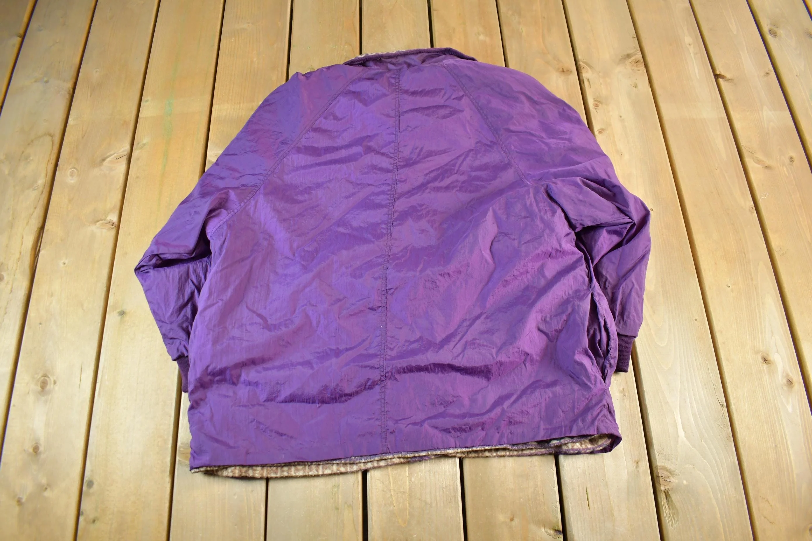 Vintage 1990s Current Seen Reversible Jacket Women's Large - Image 4