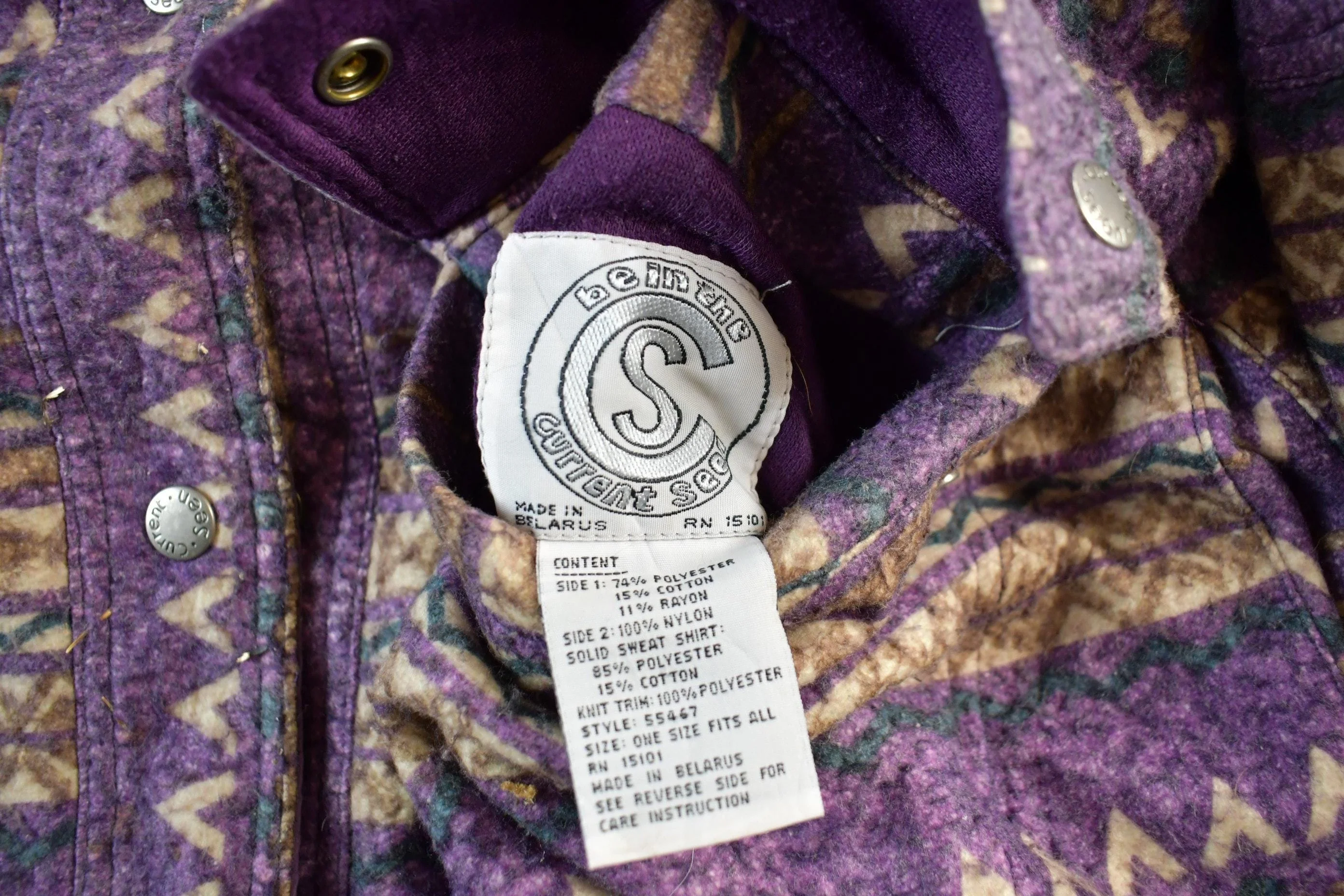 Vintage 1990s Current Seen Reversible Jacket Women's Large - Image 7