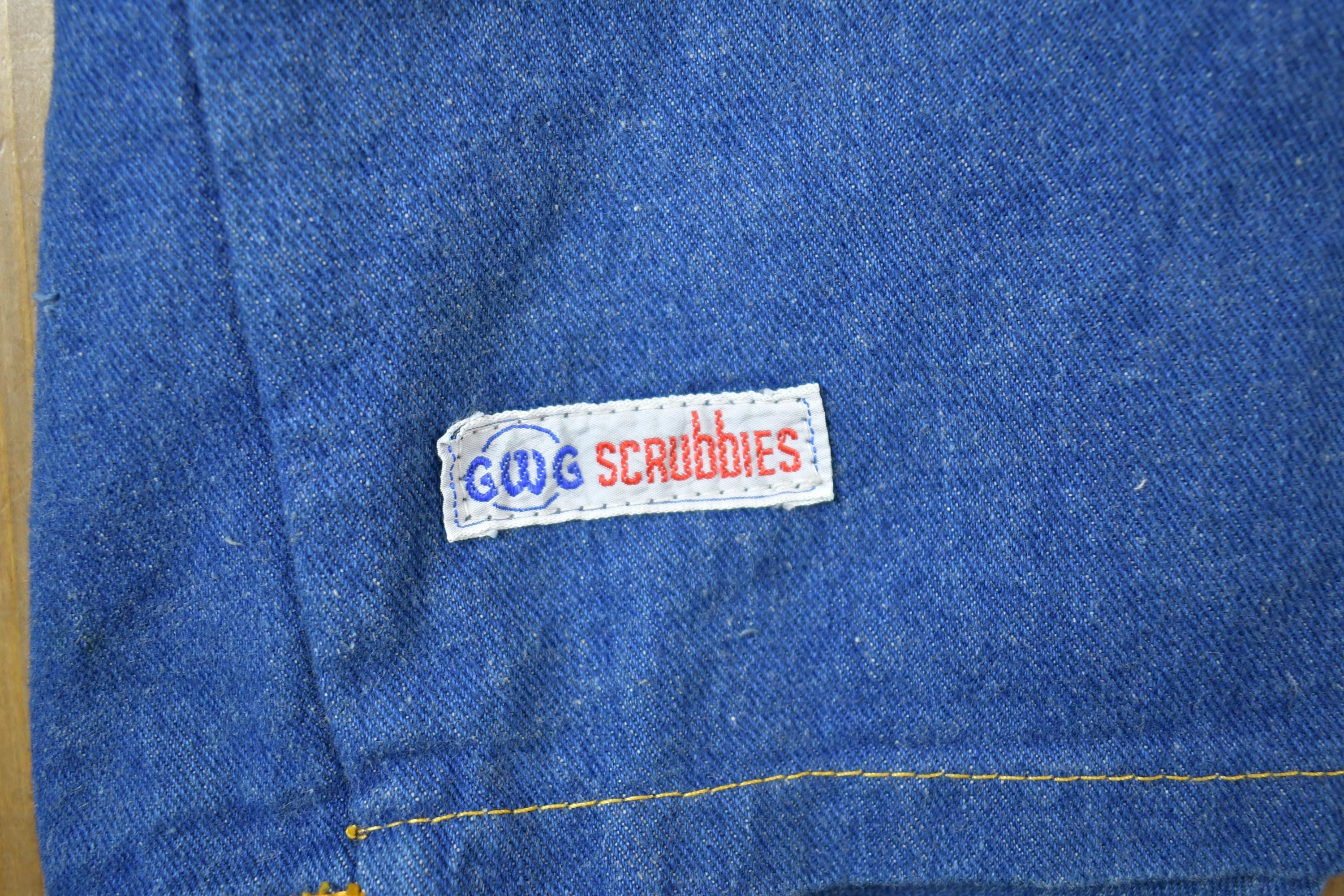Vintage 1990s Custom Jean Jacket Button Vest Men's S - Image 7