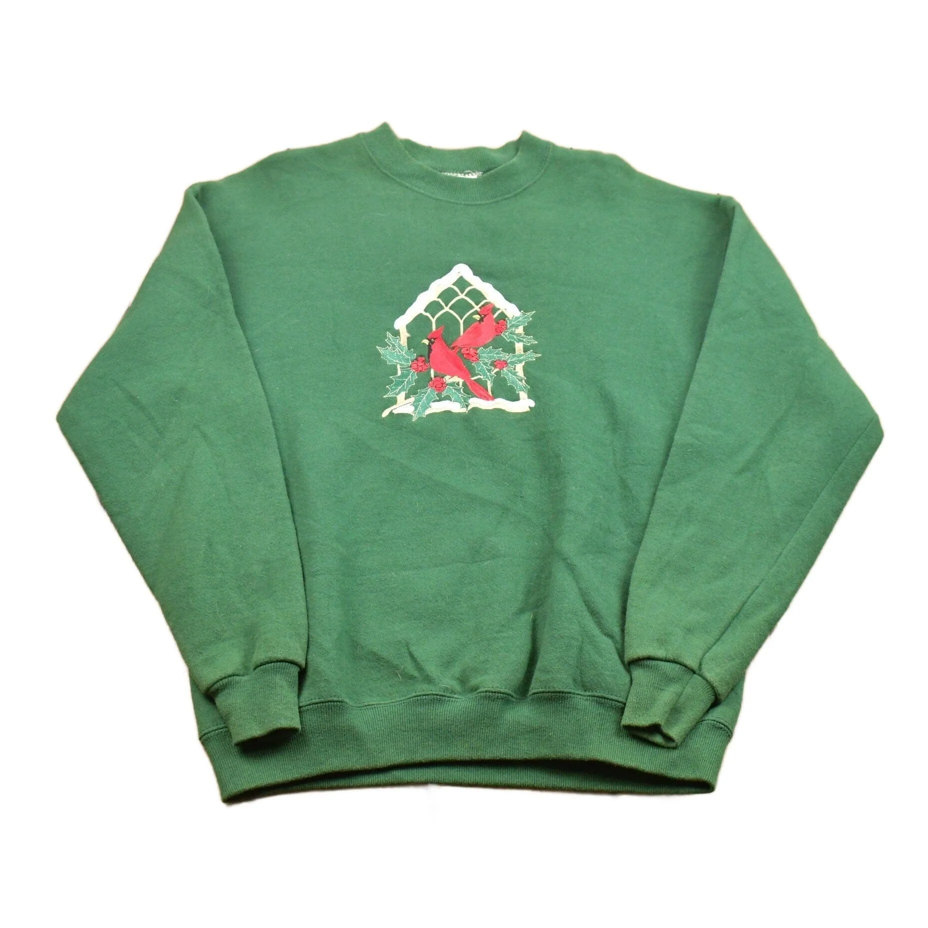 Vintage 1990s Cute Cardinal Crewneck Sweatshirt Men's Medium