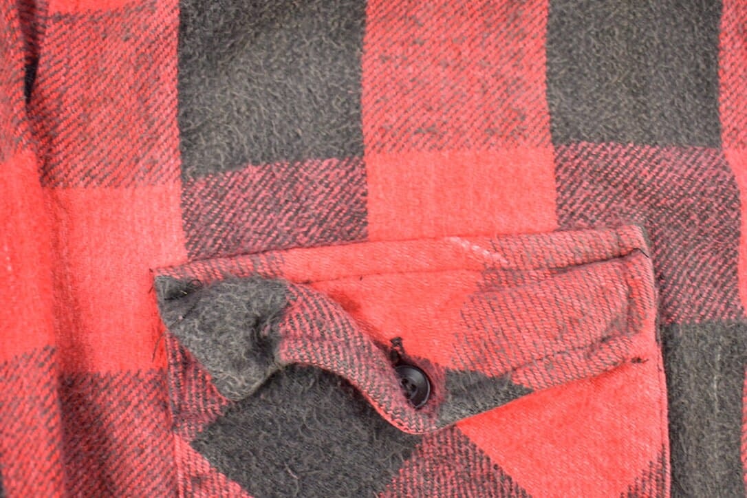 Vintage 1990s Dakota Plaid Flannel Button Up Shirt Men's XL - Image 4