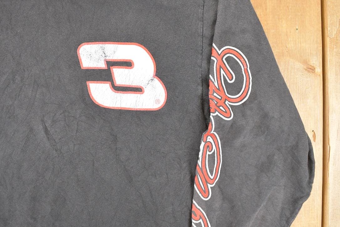 Vintage 1990s Dale Earnhardt The Intimidator FAB Souvenir Racing T-Shirt Men's M - Image 4