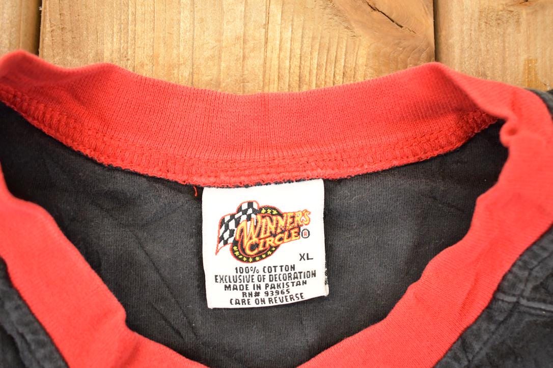 Vintage 1990s Dale Earnhardt Winners Circle Embroidered Nascar Racing Crew Neck Sweatshirt Mens L - Image 5