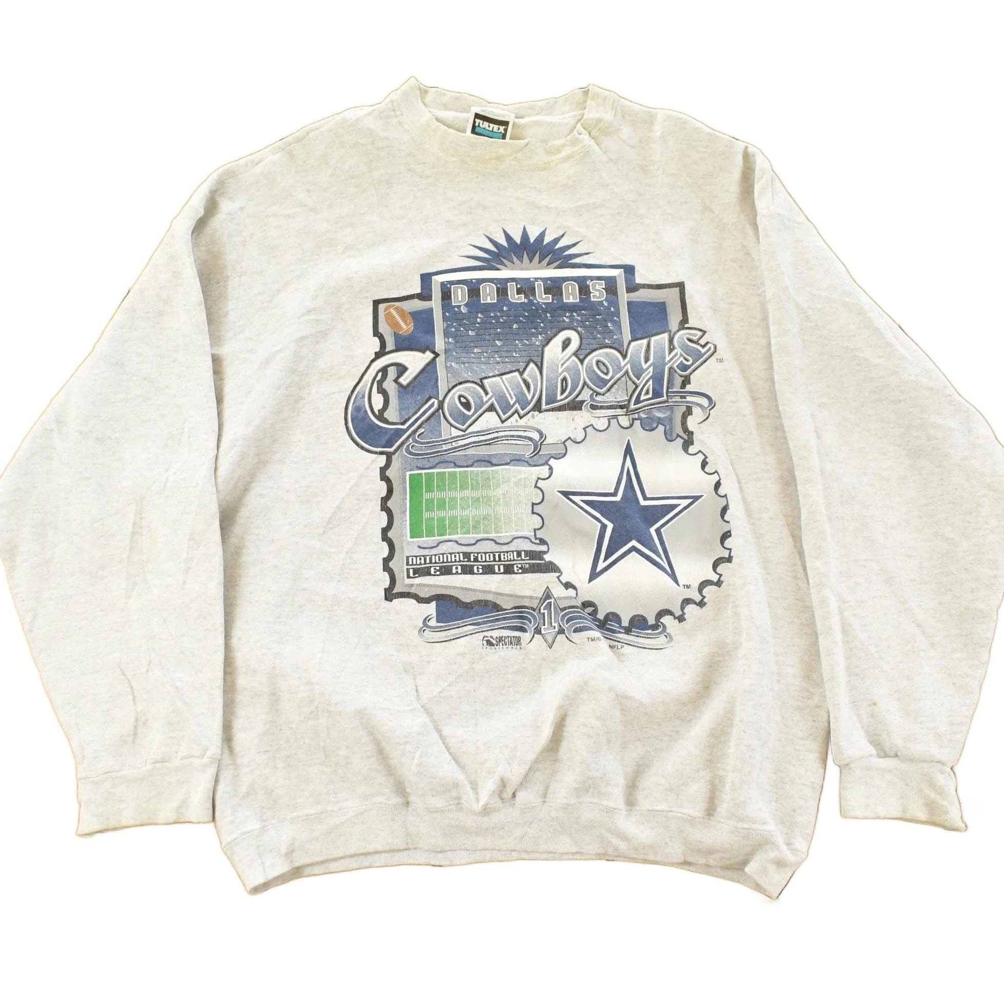 Vintage 1990s Dallas Cowboys NFL Crewneck Sweatshirt Men's XL