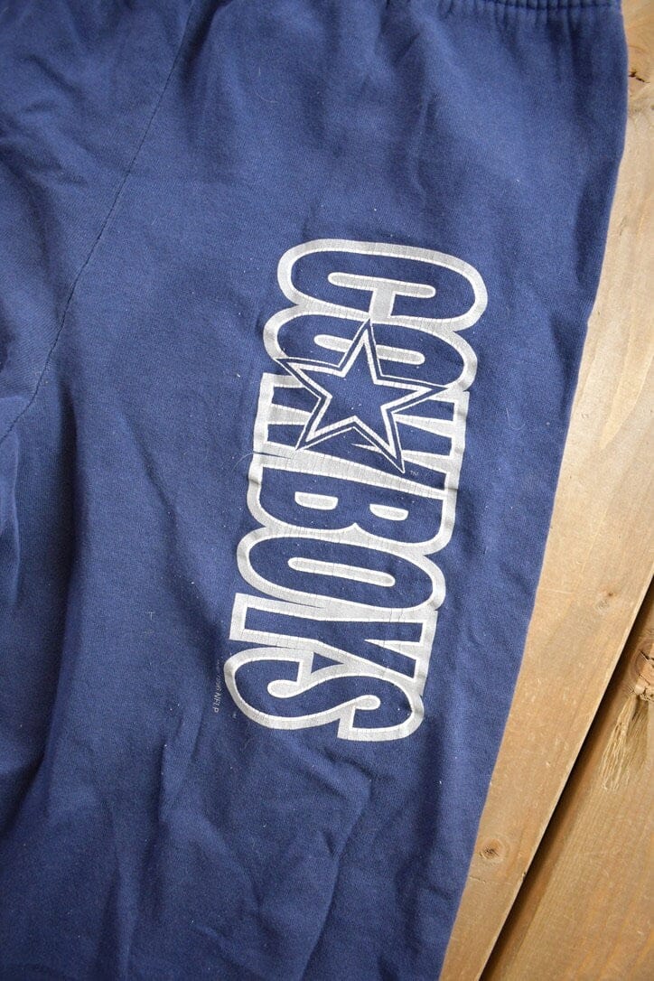 Vintage 1990s Dallas Cowboys Sweat Pants Men's Large - Image 3