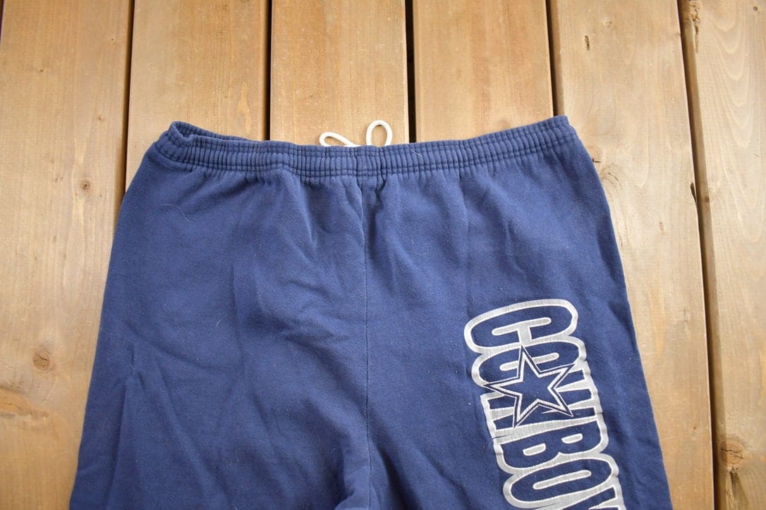 Vintage 1990s Dallas Cowboys Sweat Pants Men's Large - Image 5