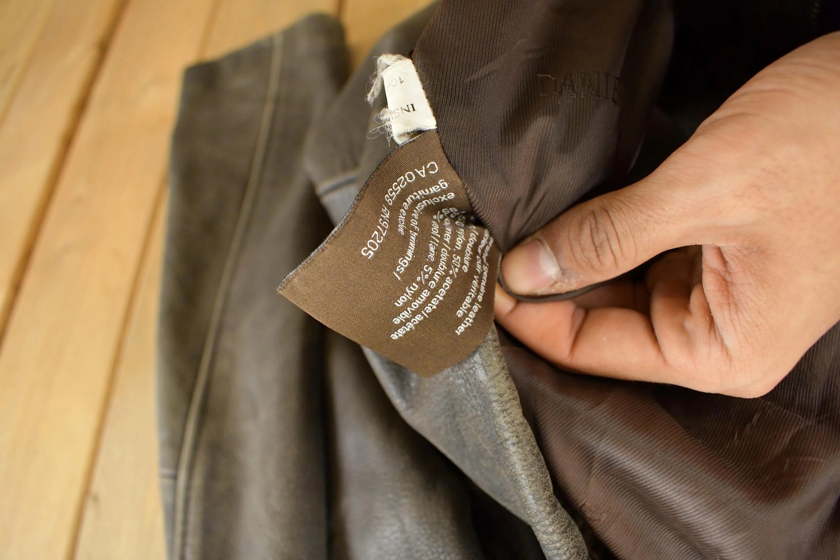 Vintage 1990s Danier Brown Leather Jacket Men's Large - Image 6