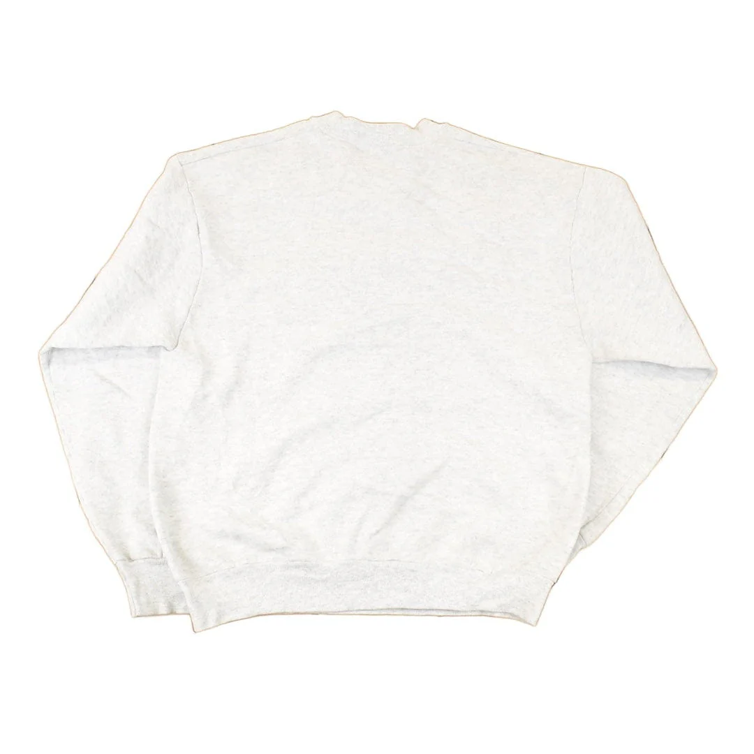 Vintage 1990s Danish Graphic Print Crewneck Sweatshirt Men's M - Image 2