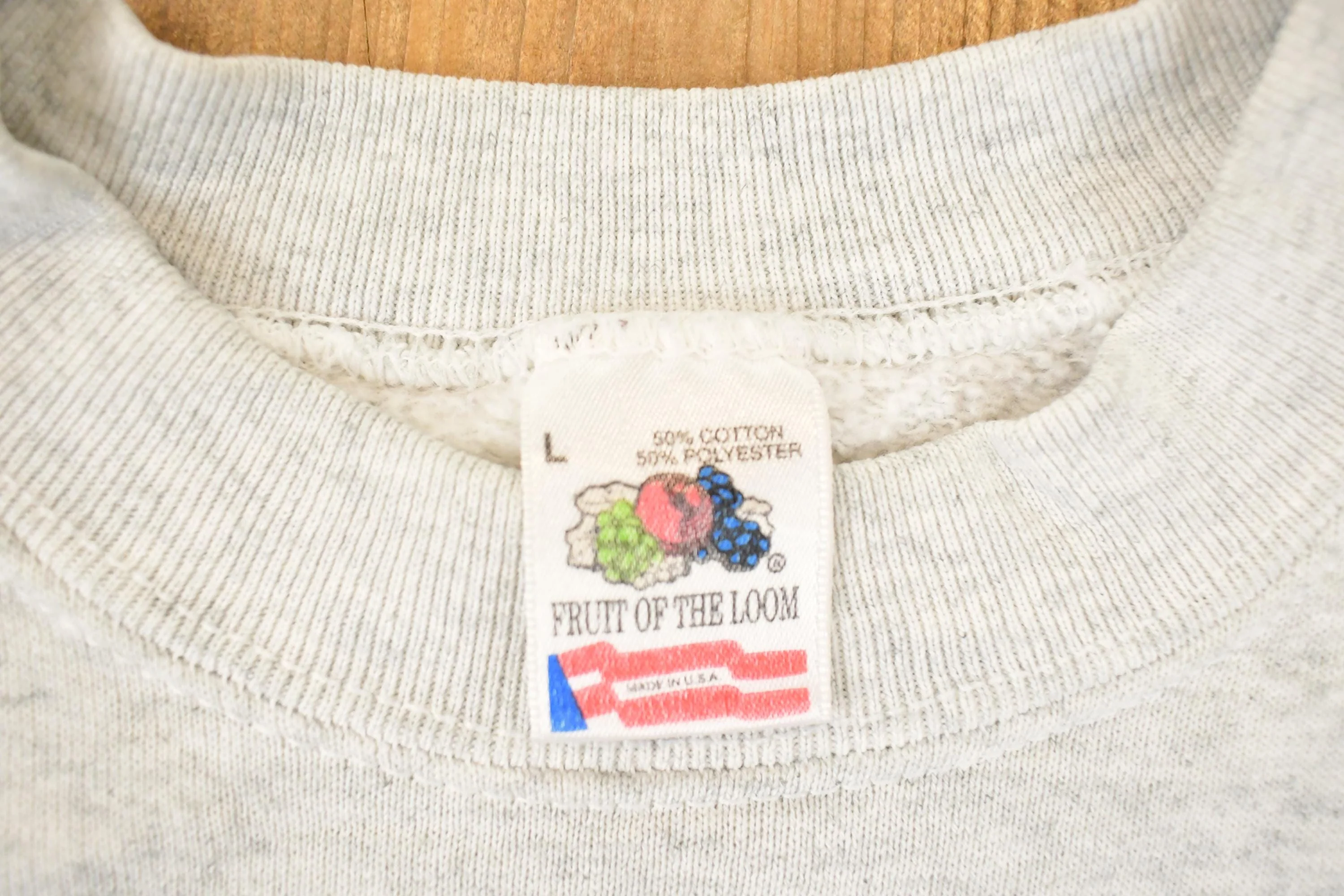 Vintage 1990s Danish Graphic Print Crewneck Sweatshirt Men's M - Image 4
