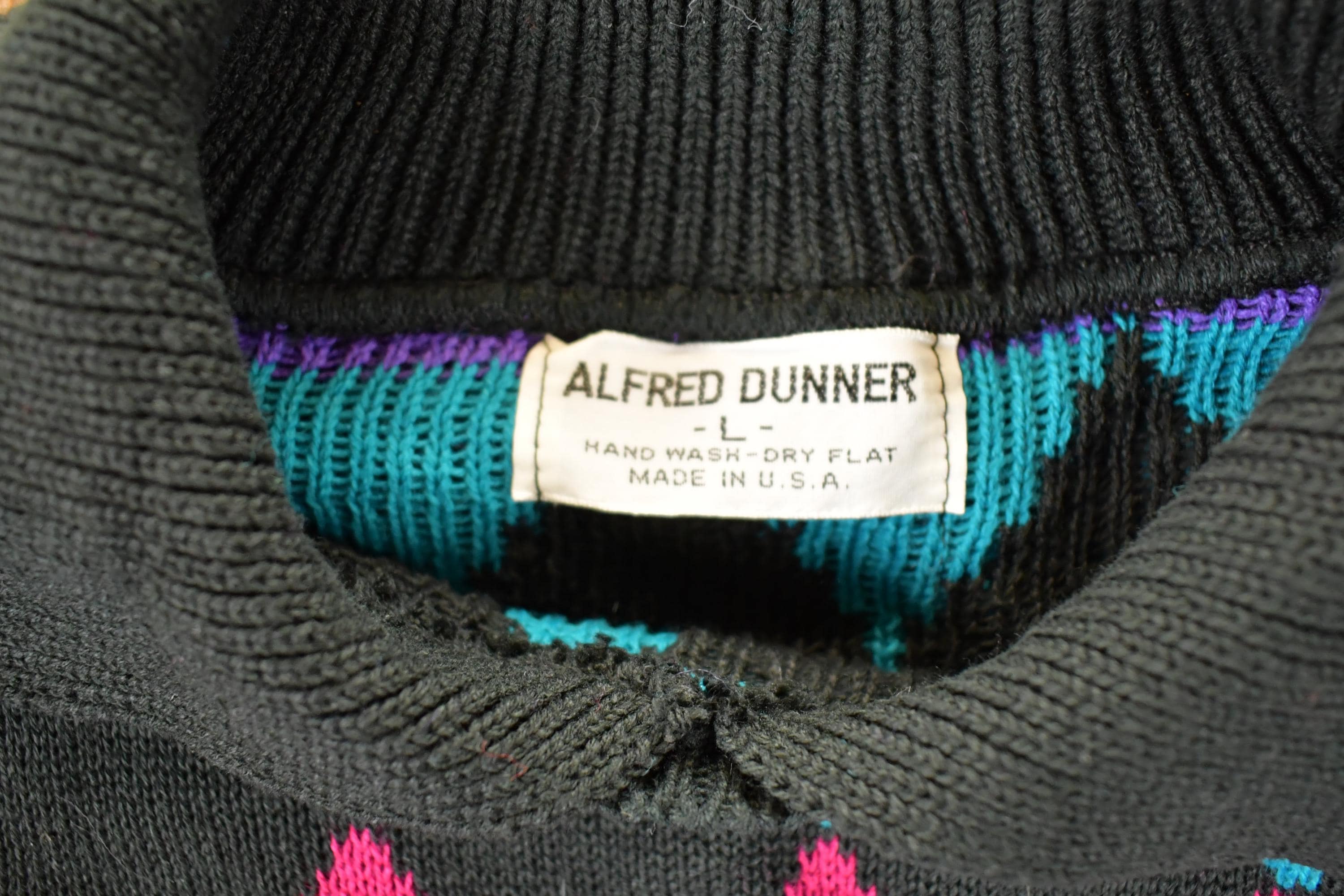Vintage 1990s Deadstock Alfred Dunner Knit Crewneck Sweater Women's L - Image 5