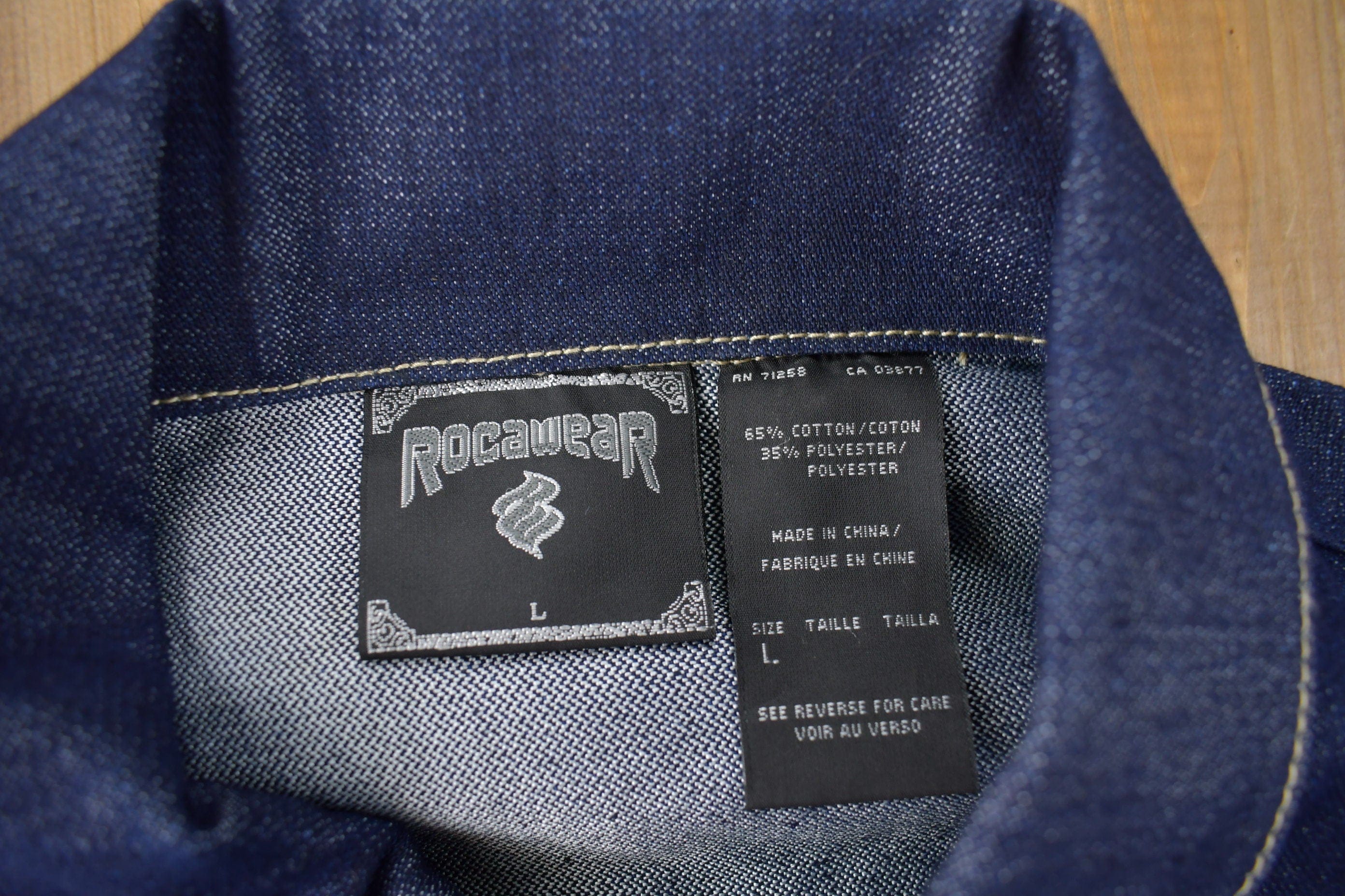 Vintage 1990s Deadstock Rocawear Jean Jacket - Image 7