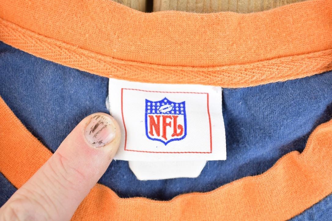 Vintage 1990s Denver Broncos NFL Graphic T-Shirt Men's XL - Image 3
