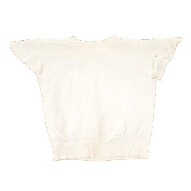 Vintage 1990s Derby Brand Sleeveless Blank Crewneck Sweatshirt Men's M - Image 2
