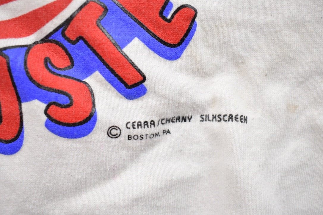 Vintage 1990s Desert Storm Scud Busters Military Crewneck Sweatshirt - Image 4