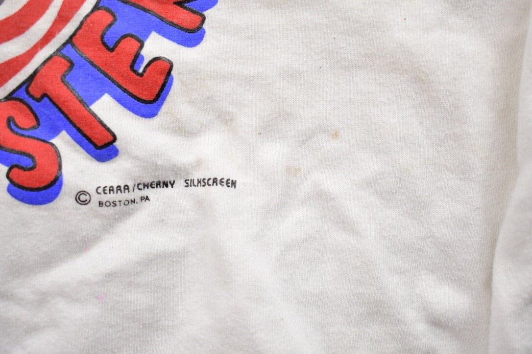 Vintage 1990s Desert Storm Scud Busters Military Crewneck Sweatshirt - Image 7