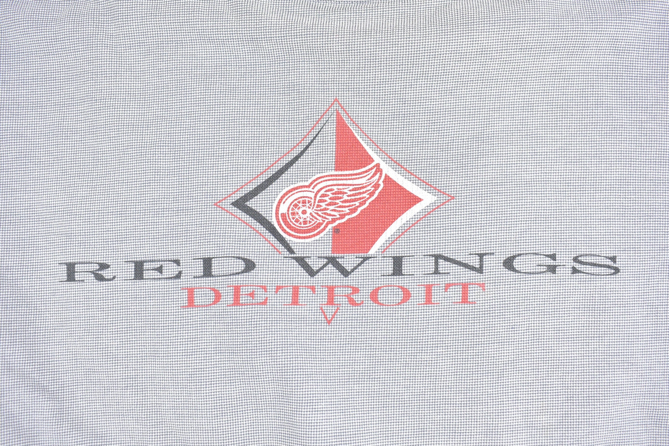 Vintage 1990s Detroit Red Wings NHL Graphic Sweatshirt Men's XL - Image 3