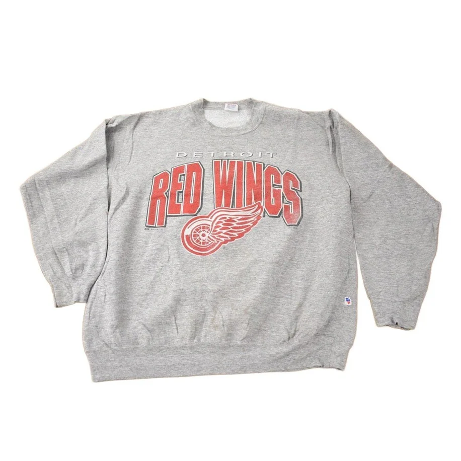Vintage 1990s Detroit Red Wings NHL Hockey Crewneck Sweatshirt Men's Medium