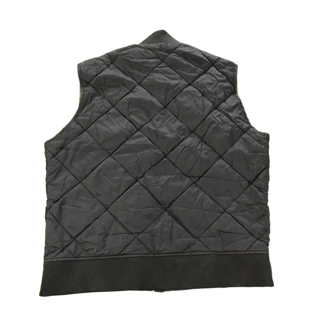 Vintage 1990s Dickies Diamond Quilt Vest Jacket Men's Medium - Image 2