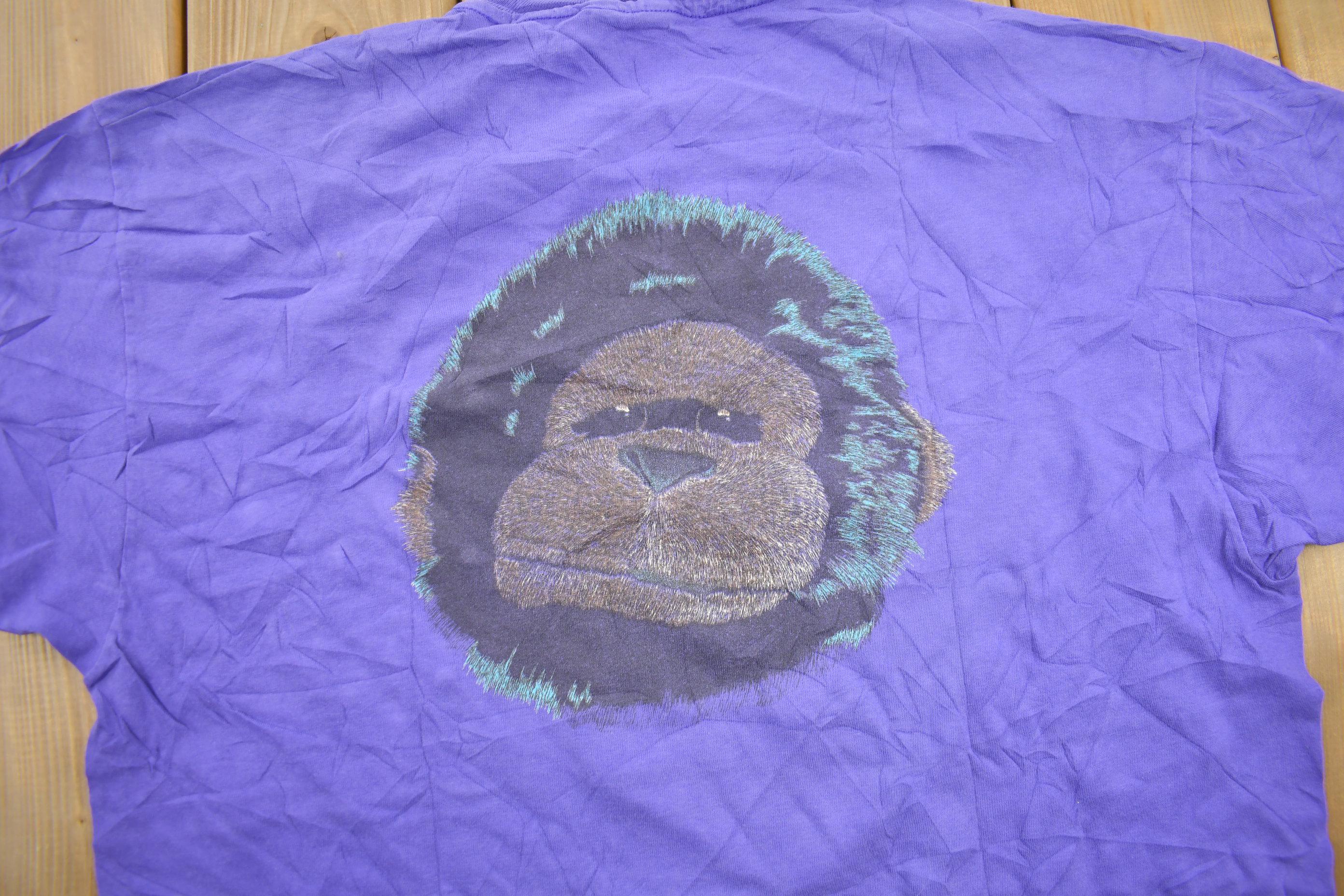 Vintage 1990s Dinosaur JR Single Stitch Band Tee Men's XL - Image 4