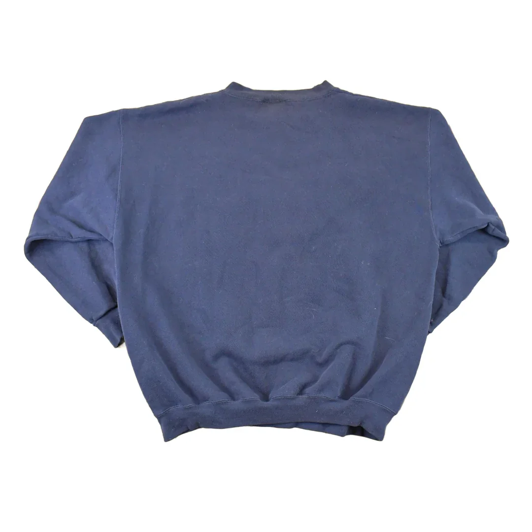 Vintage 1990s Discus Athletic Blank Crewneck Sweatshirt Mens XL - Image 2