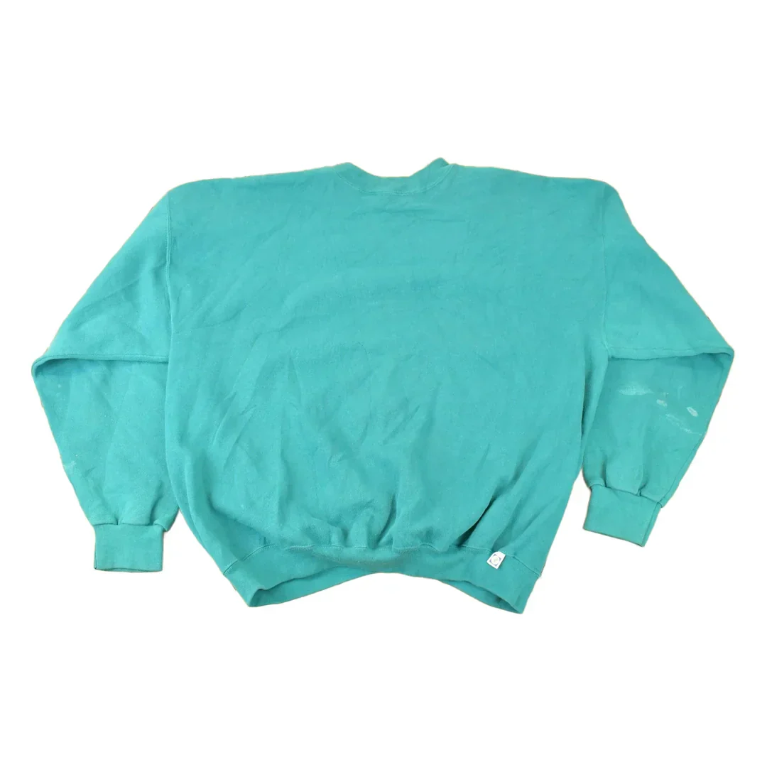 Vintage 1990s Discus Athletic Blank Crewneck Sweatshirt Men's XL - Image 2