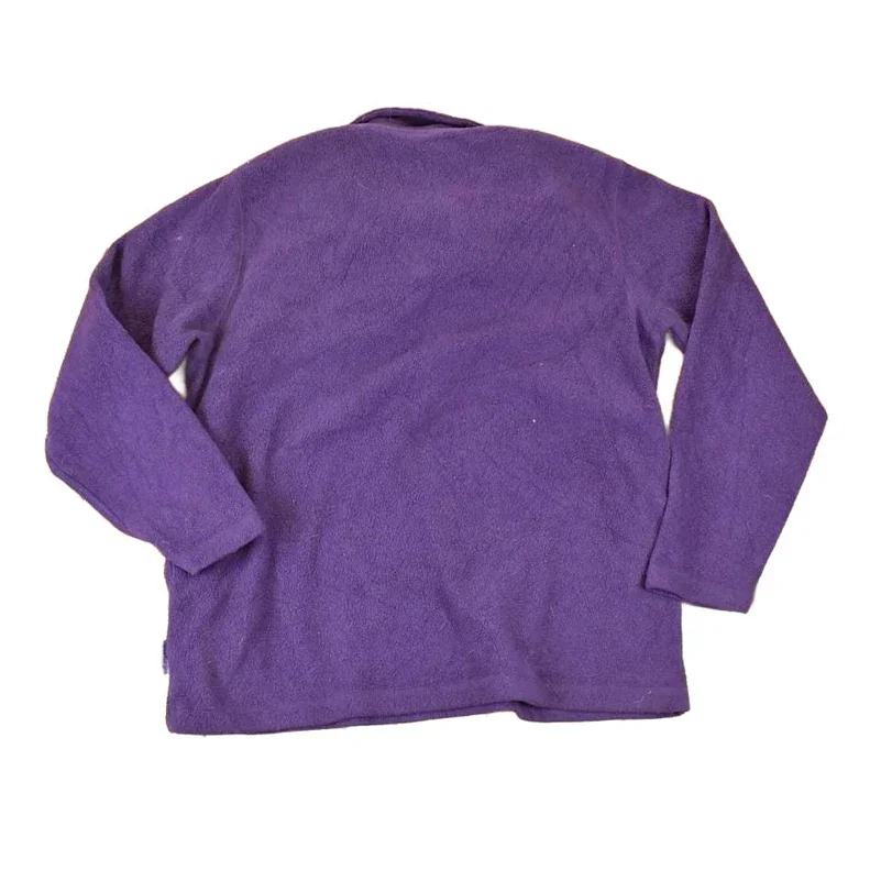 Vintage 1990s Disney Eeyore Winnie The Pooh Fleece Quarter Zip Sweater Women's M - Image 2