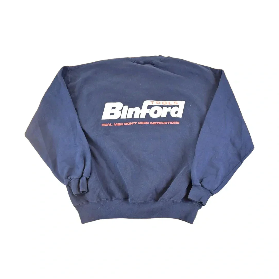 Vintage 1990s Disney Home Improvement Binford Tools Souvenir Crewneck Sweatshirt Men's XL