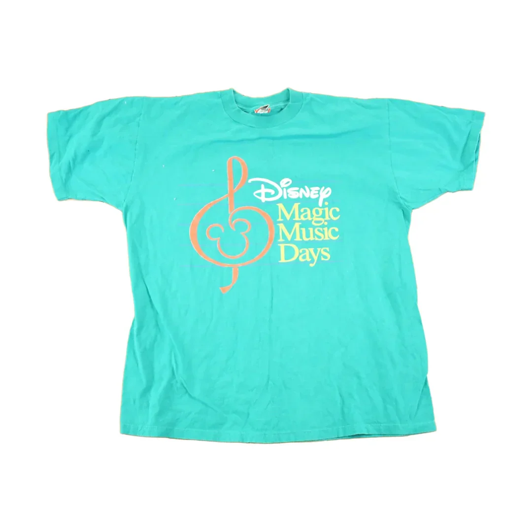 Vintage 1990s Disney Magic Music Days T-Shirt Men's L