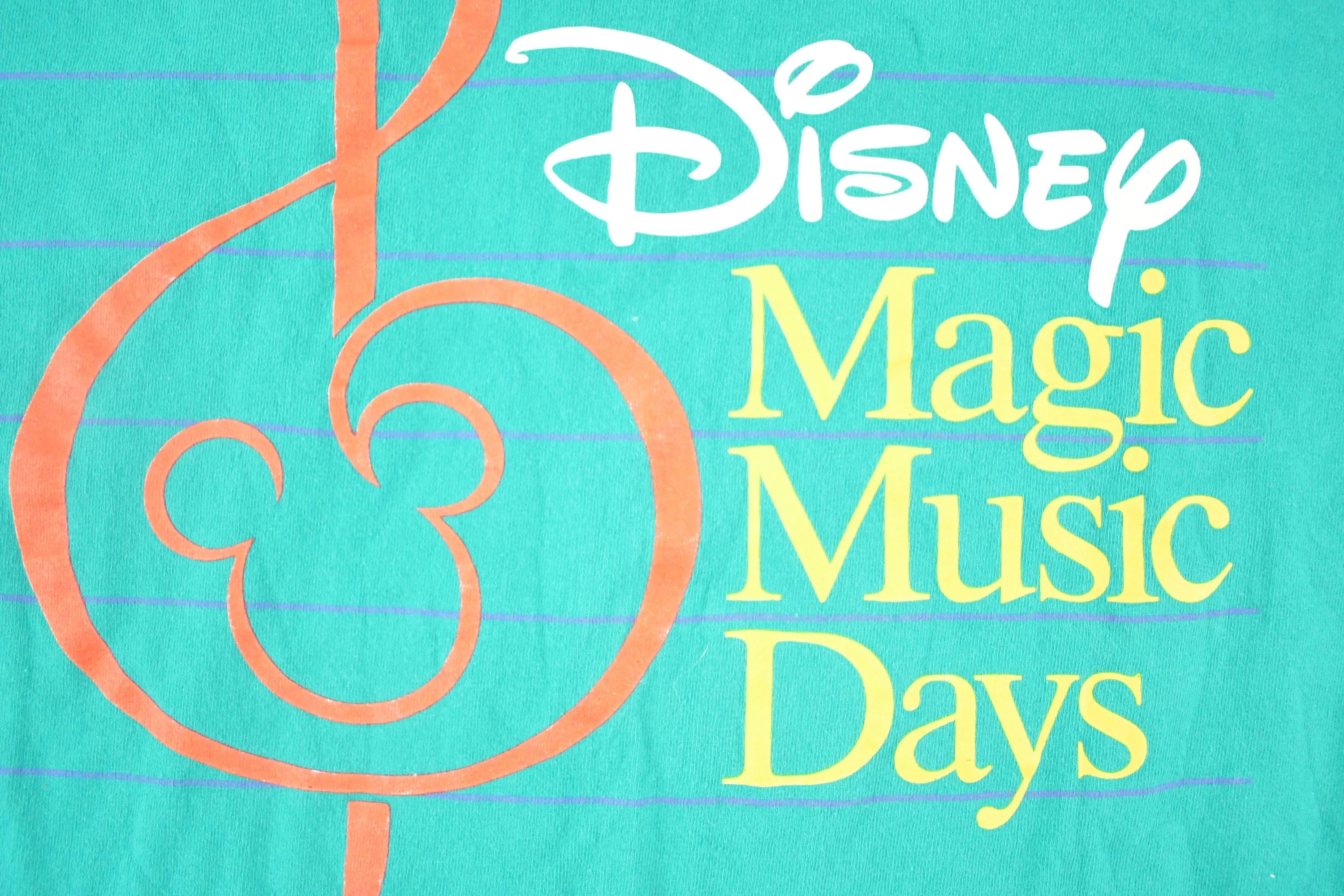 Vintage 1990s Disney Magic Music Days T-Shirt Men's L - Image 3