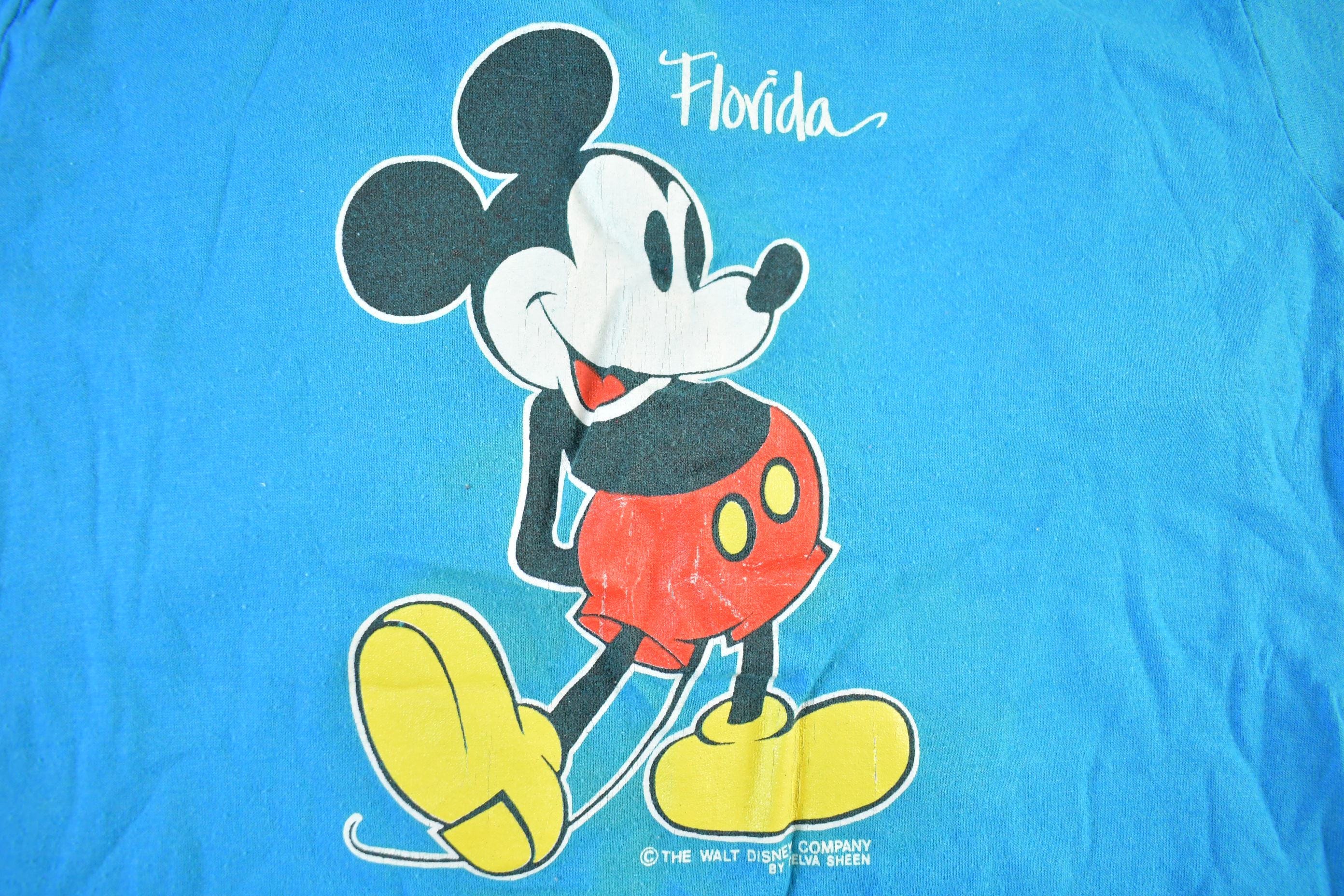 Vintage 1990s Disney Mickey Mouse Cartoon Promo T-Shirt Youth Large - Image 3