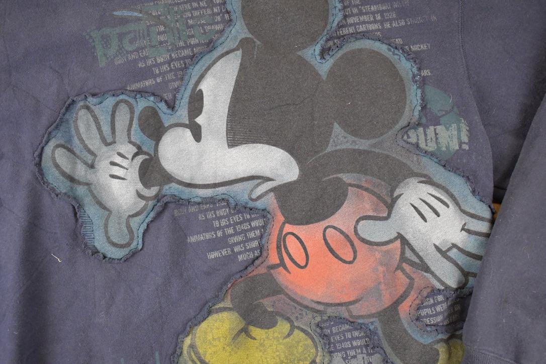 Vintage 1990s Disney Mouse Of Mystery Crewneck Sweater Men's XXL - Image 3