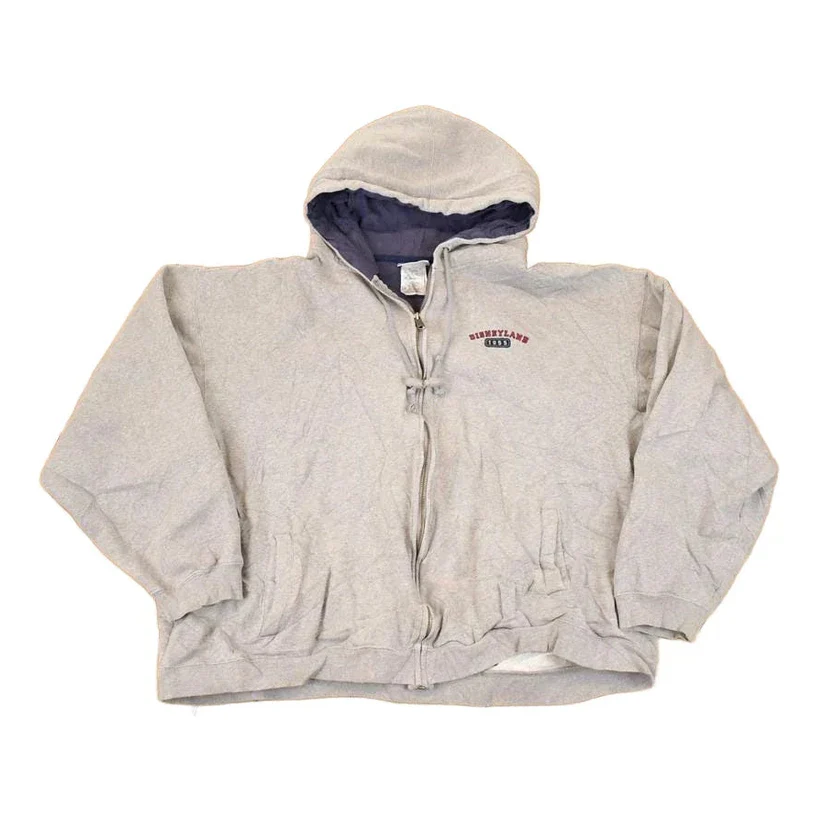 Vintage 1990s Disneyland Full Zip Hoodie Sweater Women's XL