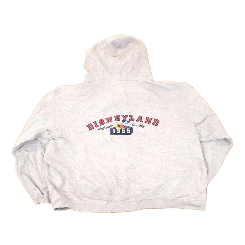Vintage 1990s Disneyland Full Zip Hoodie Sweater Women's XL - Image 2