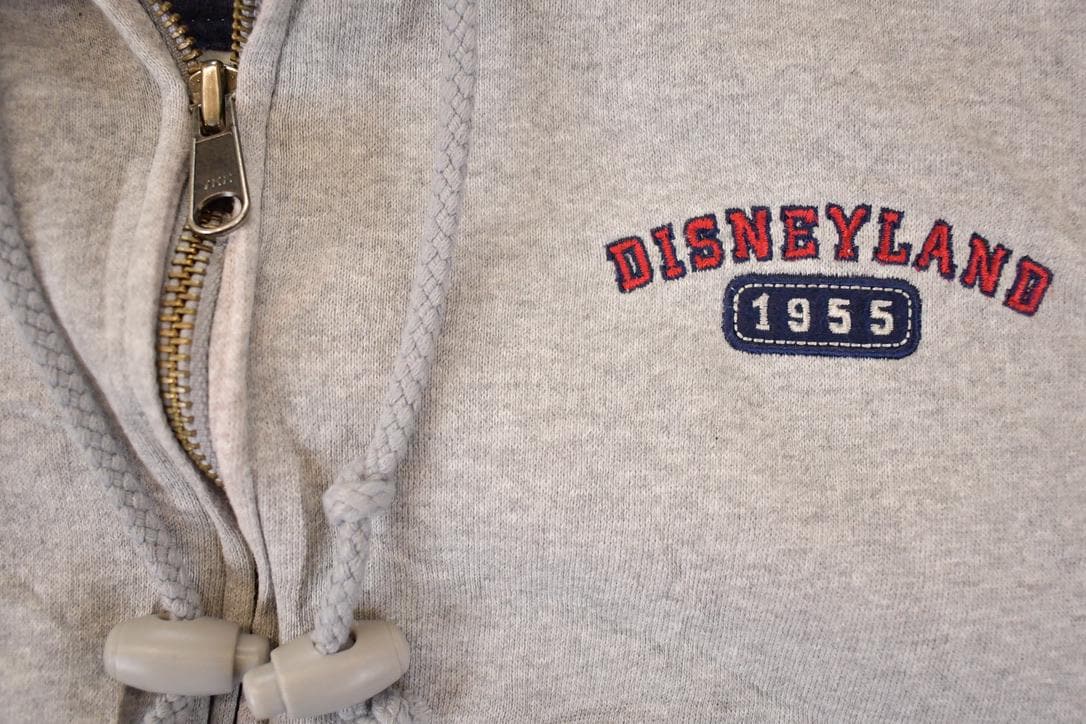 Vintage 1990s Disneyland Full Zip Hoodie Sweater Women's XL - Image 4