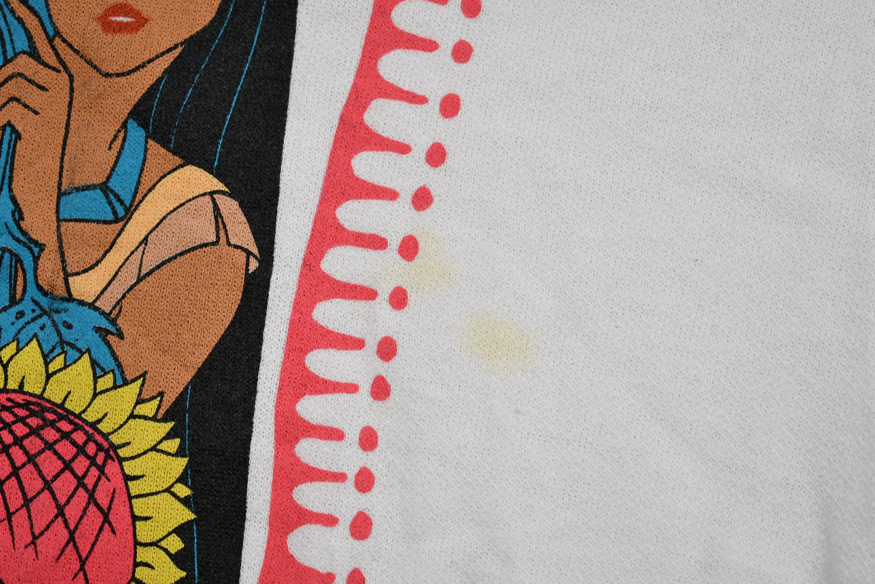 Vintage 1990s Disney's Pocahontas Graphic Crewneck Sweatshirt Youth Large - Image 7