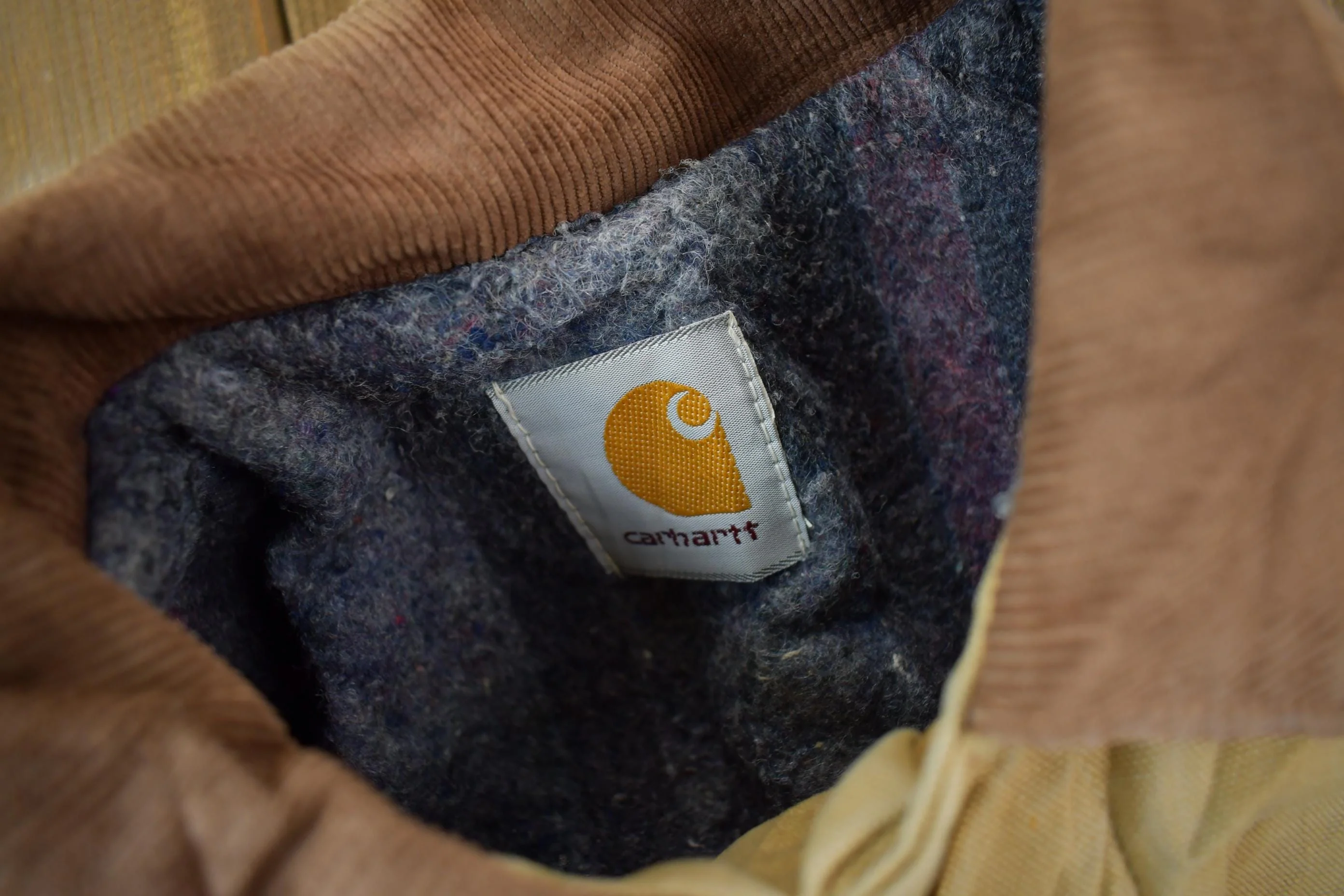 Vintage 1990s Distressed Carhartt Blanket Lined Button Down Jacket Men's L - Image 7